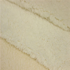 Wide Width Polyester Sherpa Fabric 7mm~15mm Pile For Home Textile