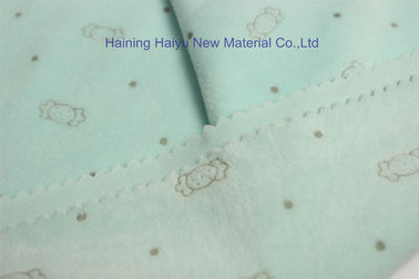 Warp Knitted Velour foil printed Carton Animal Minky Fabric for competitive price